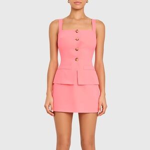 NWT AMANDA UPRICHARD TRAVIS SKORT ROMPER